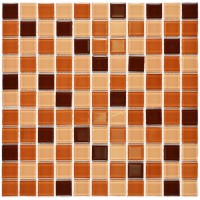 Мозаика стеклянная Coffee mix 300*300 мм 